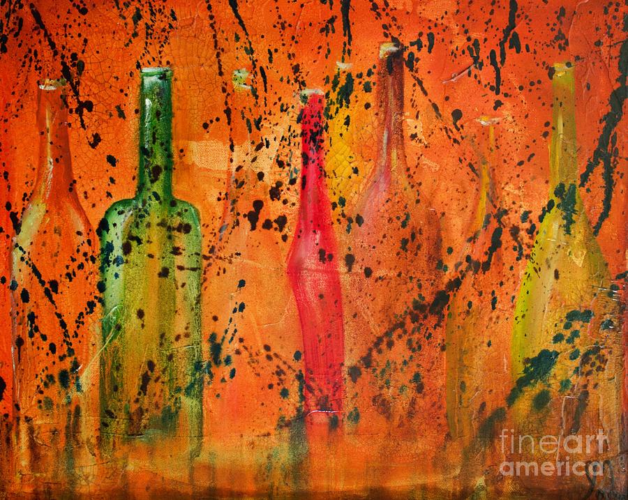 Running Wine Painting by Jodi Monahan - Fine Art America