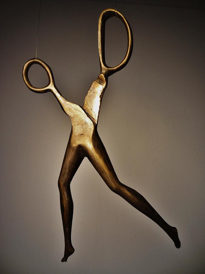Running with Scissors Sculpture Sculpture by Alexandra Goncharova - Fine  Art America