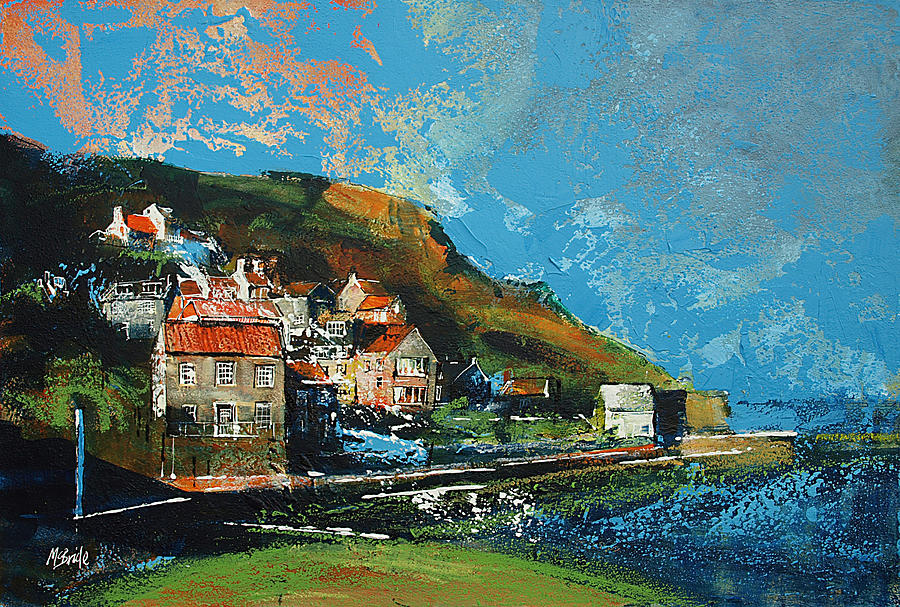 Runswick Bay Yorkshire Painting by Neil McBride