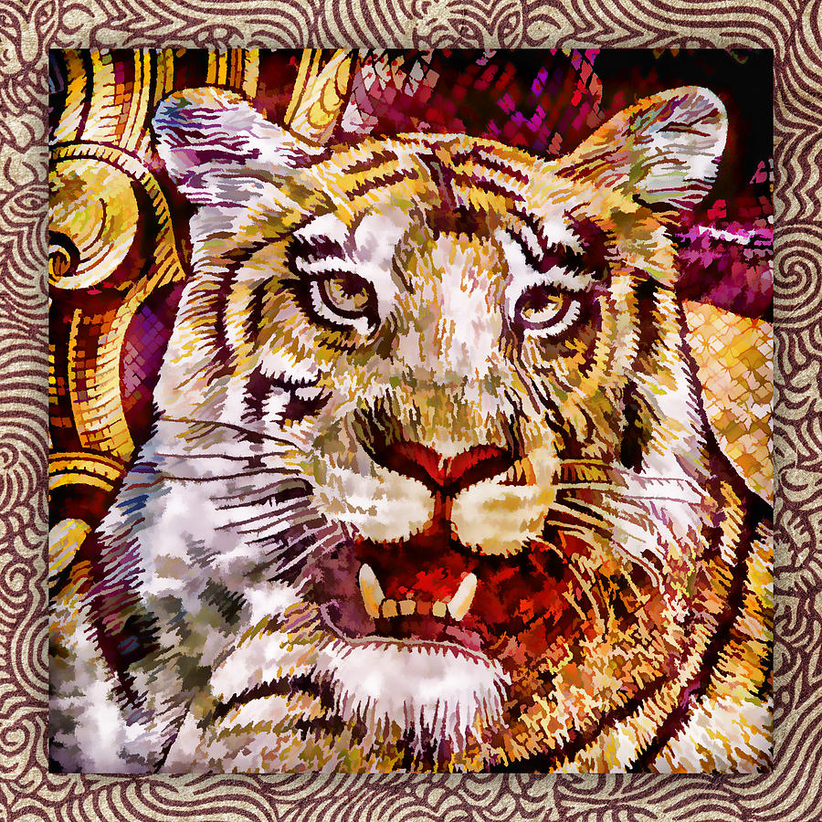 Jungle Photograph - Rupee Tiger by Carol Leigh
