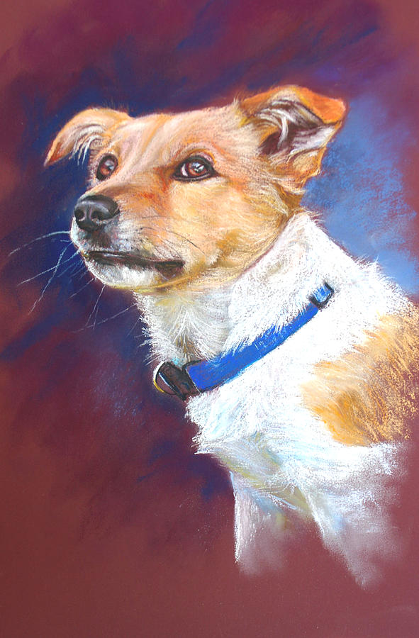 Dog Painting - Rupert by Lynda Robinson