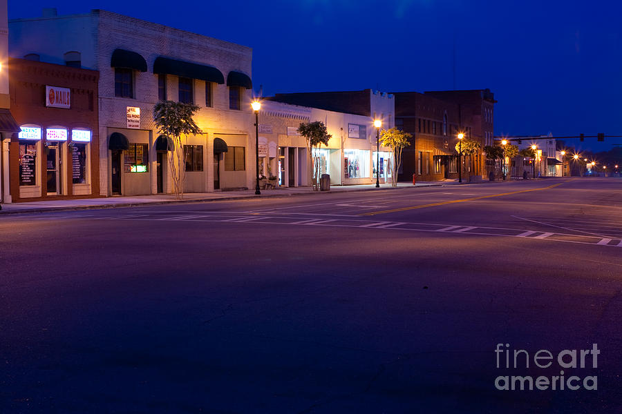 Rural Downtown And A Twilight Sky Photograph by Ben Sellars | Fine Art ...