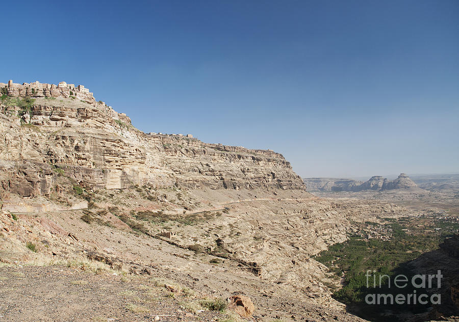 Rural Landscape Near Sanaa Yemen Photograph by JM Travel Photography