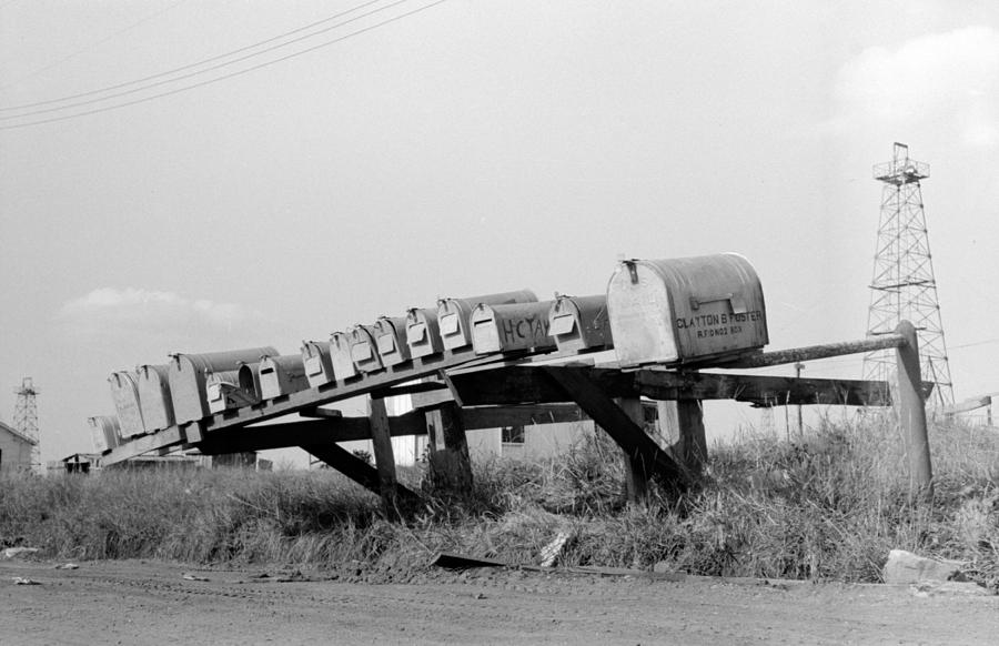 Rural Mailboxes, 1939 Photograph by Science Source