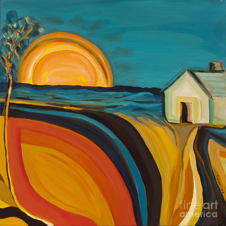 Rural Oasis  Painting by Ida Mitchell