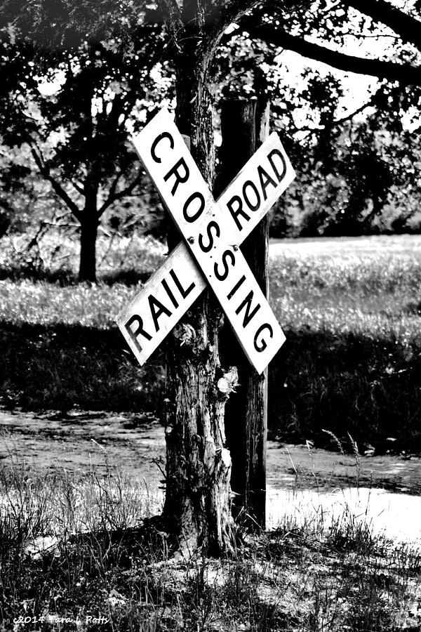 Rural Railroad Crossing Photograph by Tara Potts