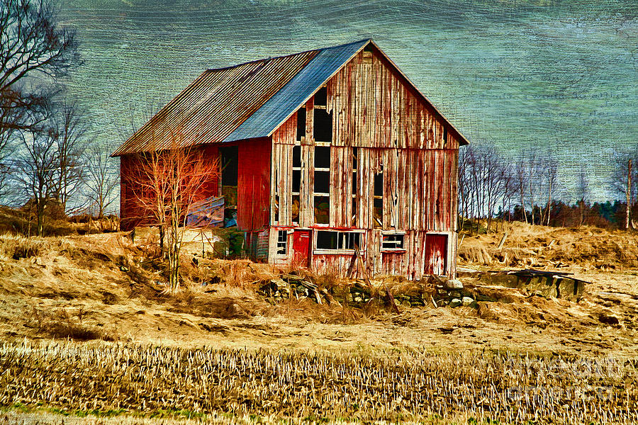 Rural Rustic Vermont Scene Photograph by Deborah Benoit