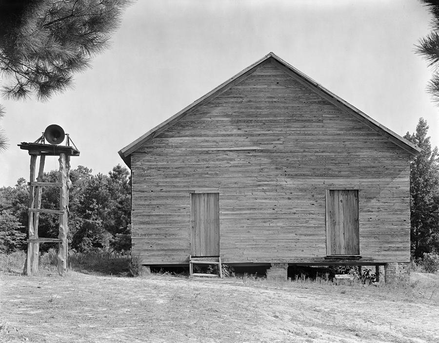 Rural Schoolhouse, 1936 Photograph by Granger