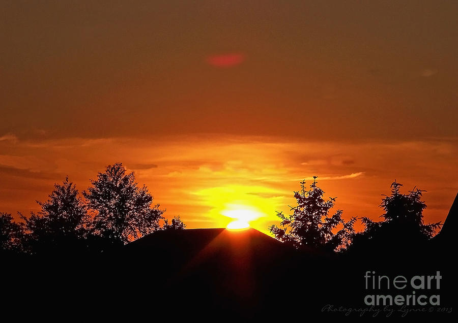 Sunset Photograph - Rural Sunset by Gena Weiser
