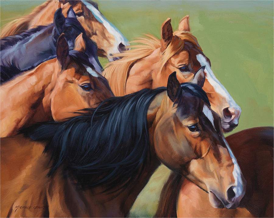 Horse Painting - Rush by JQ Licensing