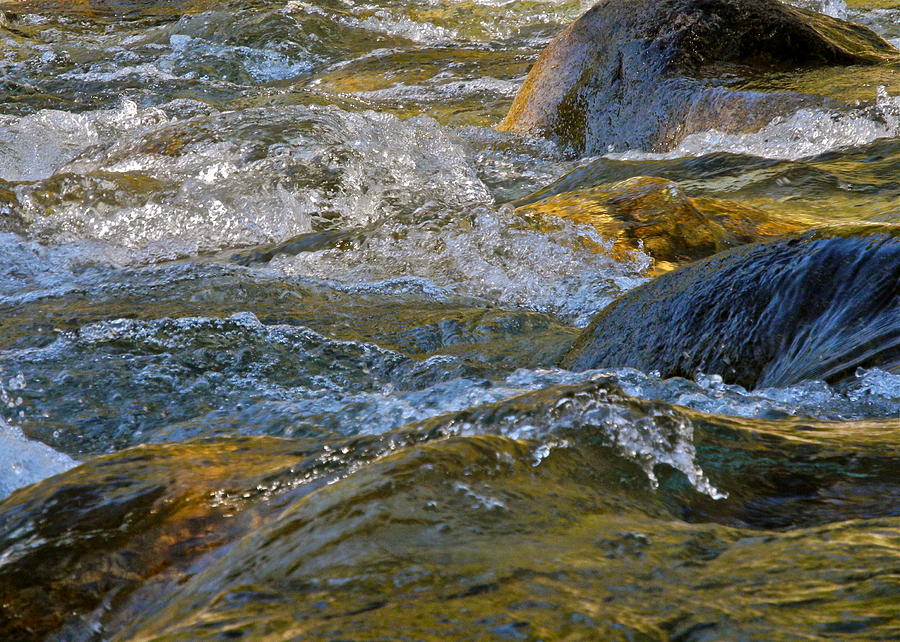 Rushing and Bubbling River Water Photograph by Kirsten Giving