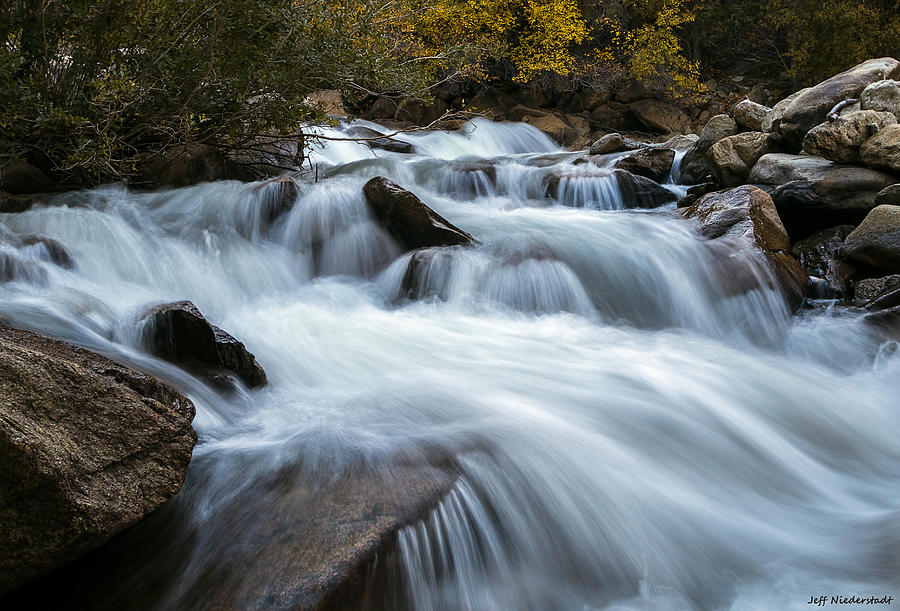 Rushing Photograph by Jeff Niederstadt