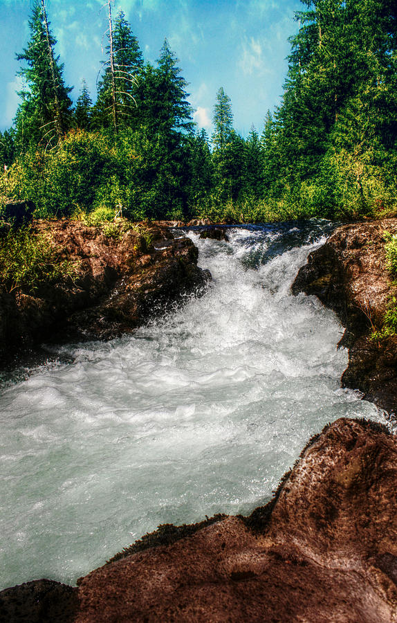Rushing Rogue Gorge Photograph by Melanie Lankford Photography