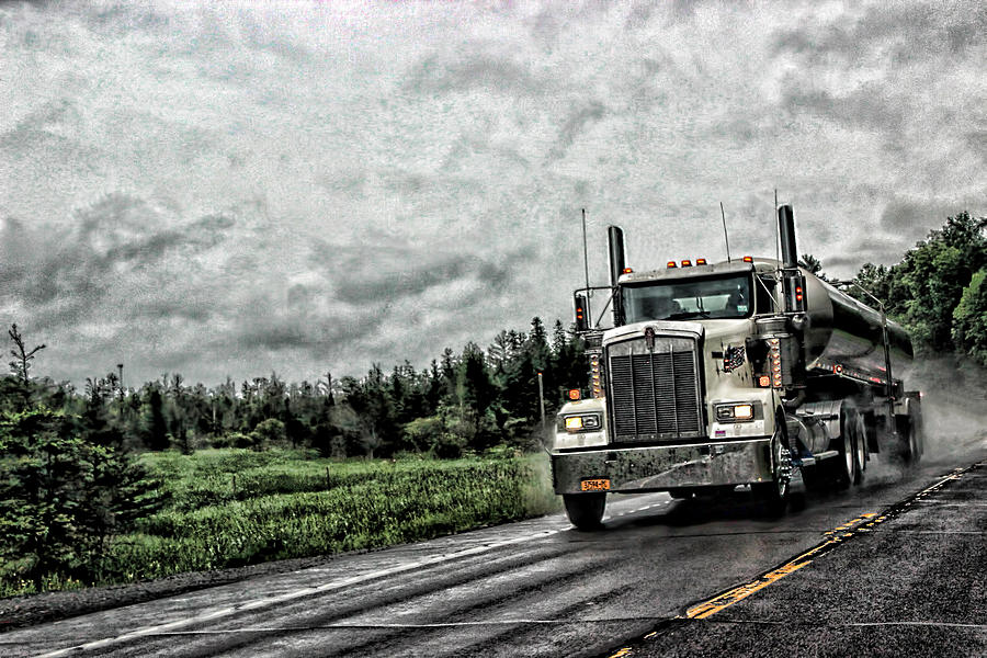 Rushing Truck Photograph by Becca Buecher
