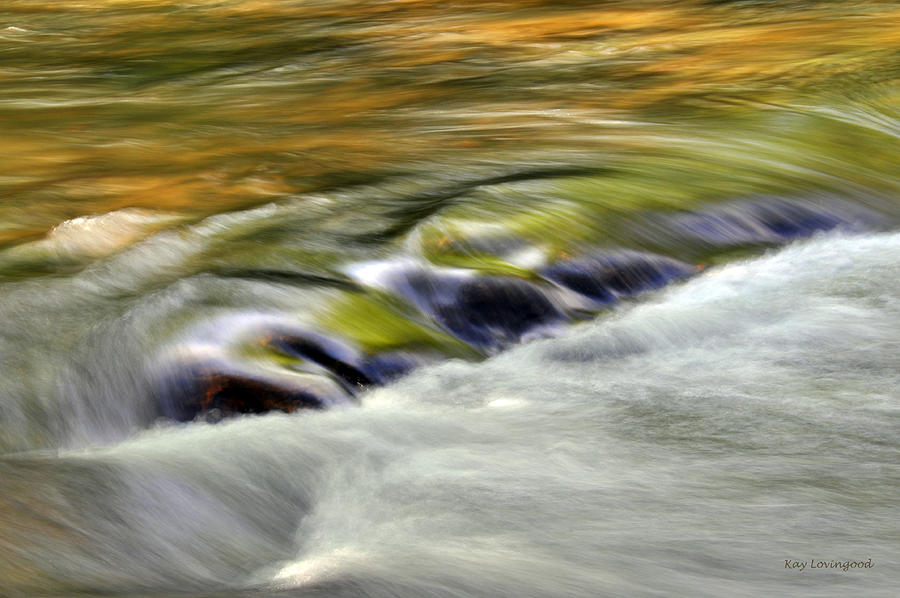 Rushing Water Photograph by Kay Lovingood