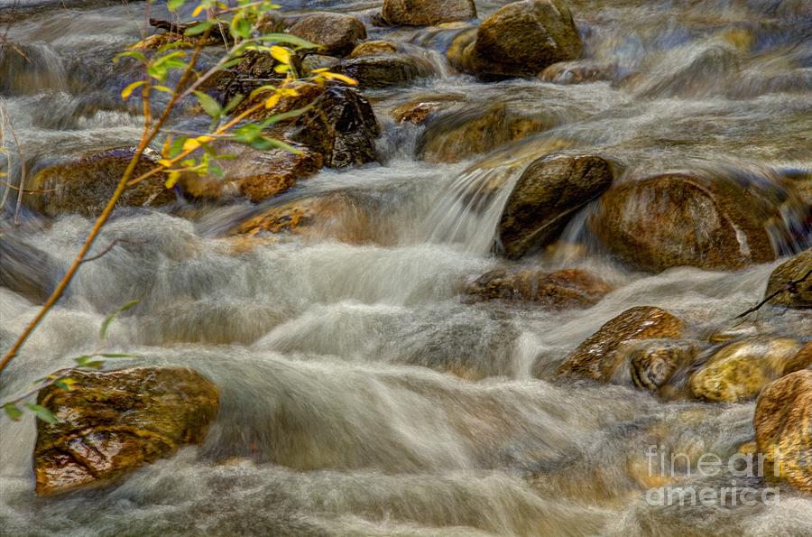 Nature Photograph - Rushing Waters by Bob Hislop