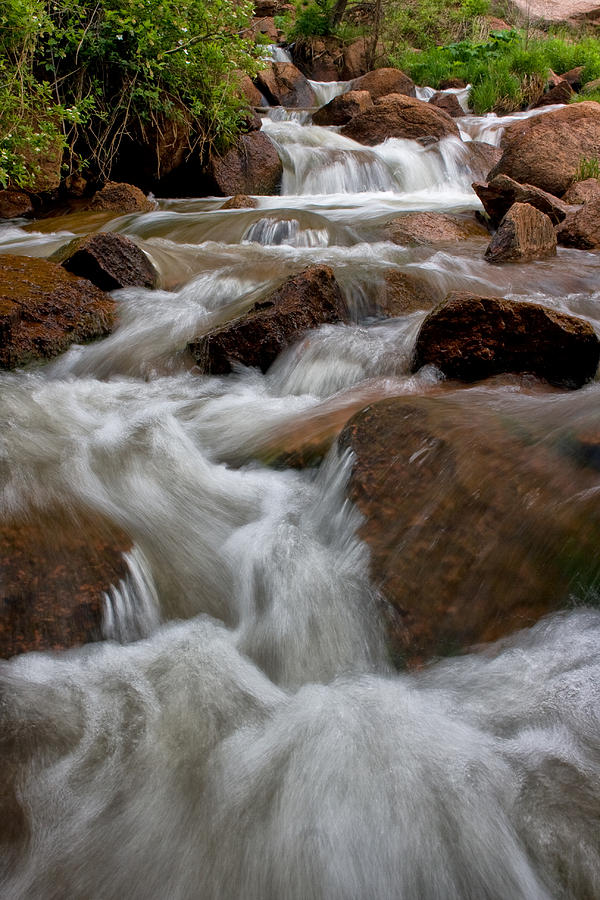 Rushing Waters of Fountain Creek Photograph by Ronda Kimbrow