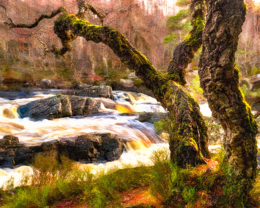Rushing Waters Of The Highland Black Water Photograph by Mark Tisdale