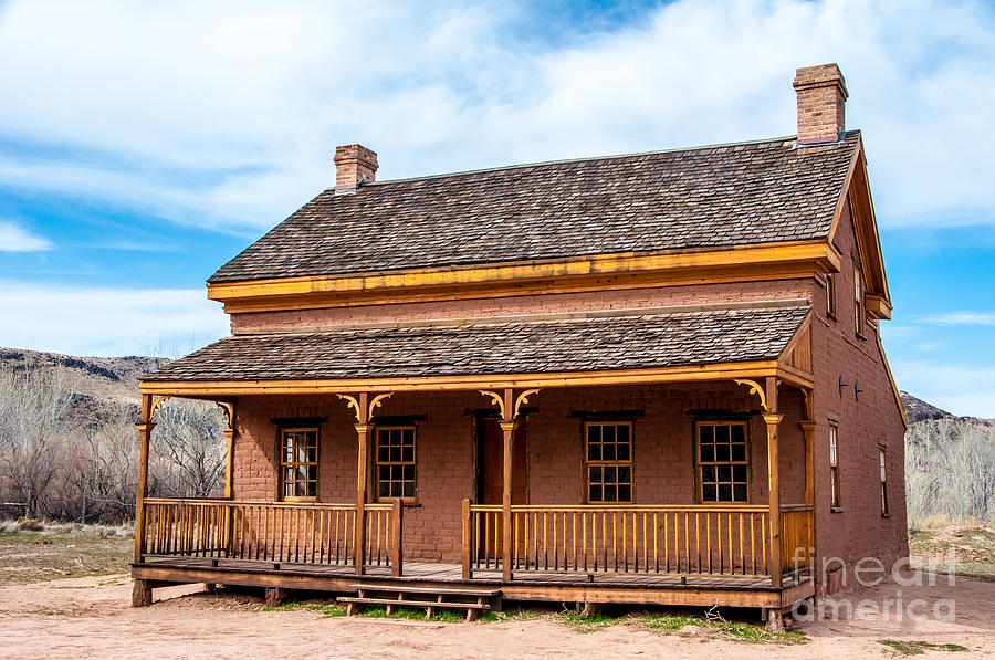 Russell Home - Grafton Ghost Town - Utah Photograph by Gary Whitton