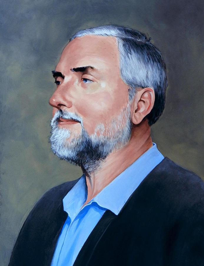 Beard Painting - Russell at Cedars by Craig Carl
