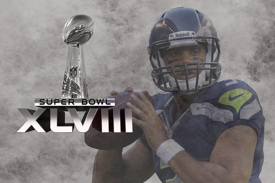 Russell Wilson Photograph - Russell Wilson by Joe Hamilton Russell Wilson Photograph - Russell Wilson by Joe Hamilton