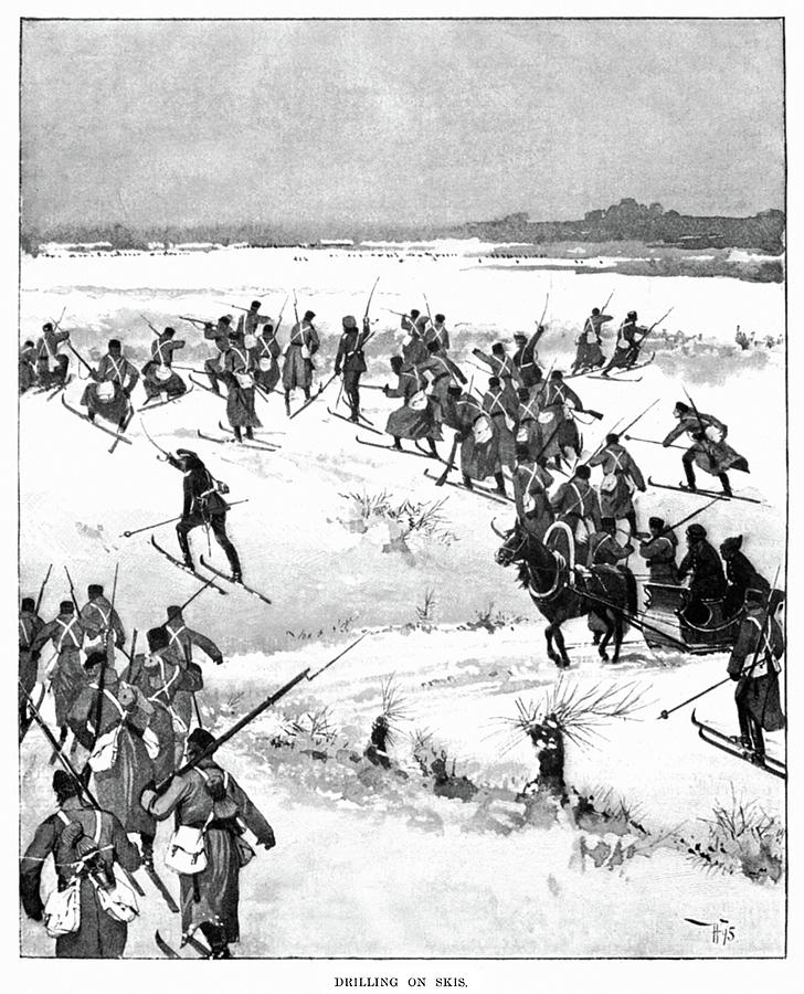 Russia Soldiers, 1895 Drawing by Granger Fine Art America