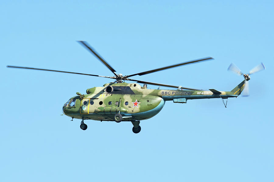 Russian Air Force Mi-8mtv Landing Photograph by Daniele Faccioli - Fine ...