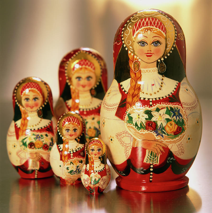 10 x Bambole accatastatrici russe Bambola russa Wishing Doll Bambola russa 