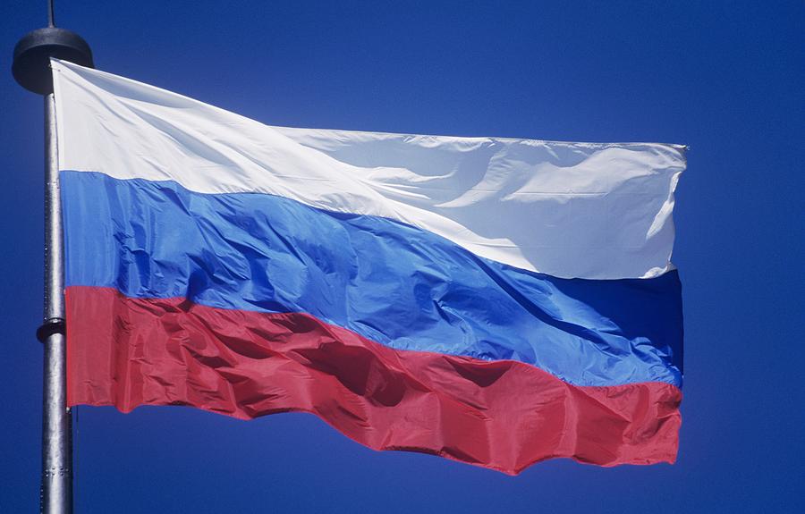 Russian flag Photograph by Image Source