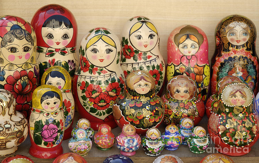 Russian Matrioshka Dolls Photograph by JM Travel Photography