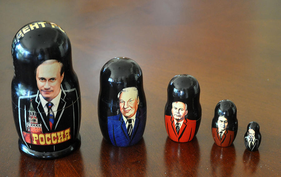 Russian Presidents Photograph by Jay Milo