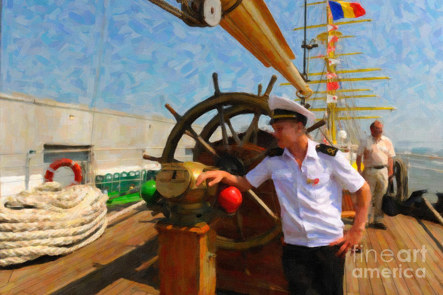 Russian Sailor Mixed Media by Dale Powell