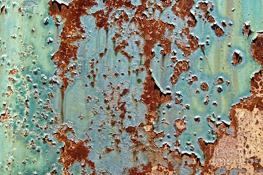 Rust and Paint Photograph by Olivier Le Queinec