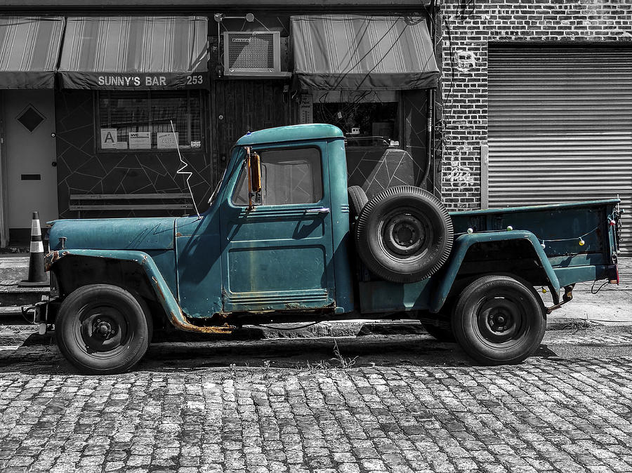 Truck Photograph - Rust Bucket Selective Color by Charles A LaMatto