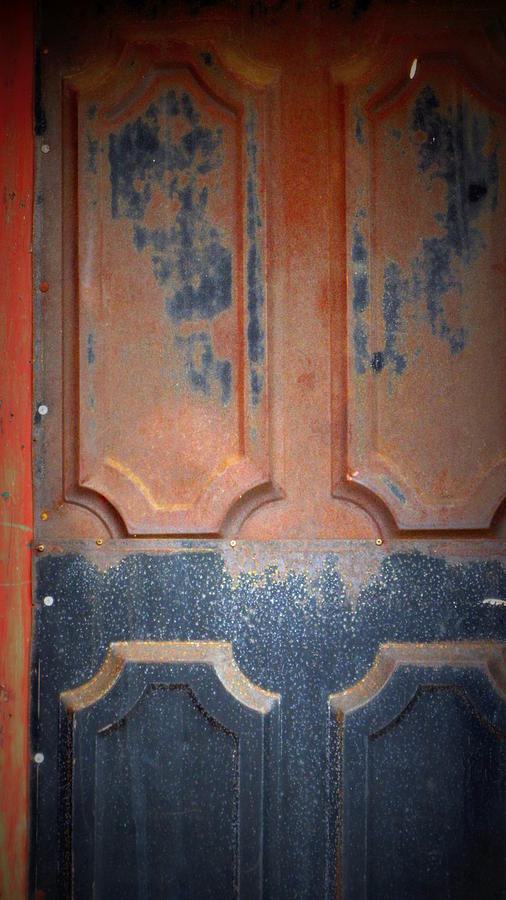 Rust Metal Door Photograph by Anita Burgermeister