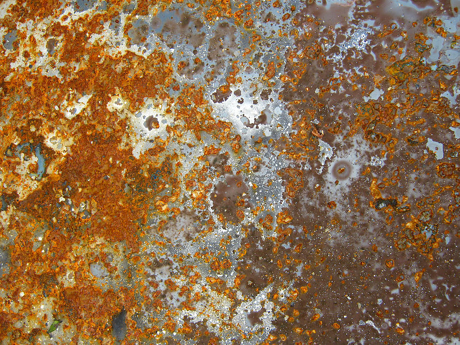 Abstract Photograph - Rust never sleeps by Les Cunliffe