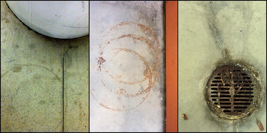 Abstract Photograph - Rust Stains by Marlene Burns