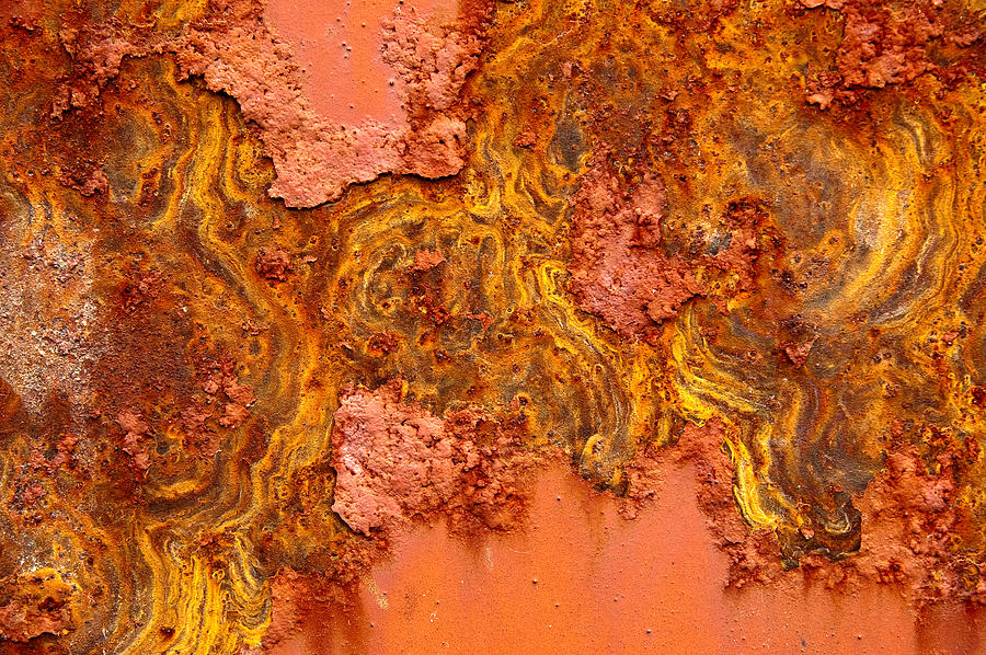 Rust Topography Photograph by Rob Huntley