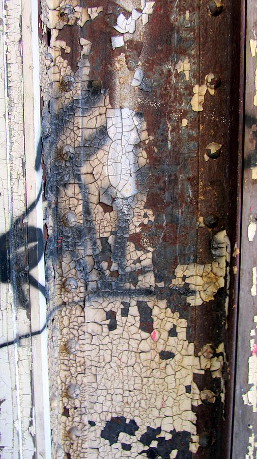 Rust w Crackle Paint Photograph by Anita Burgermeister