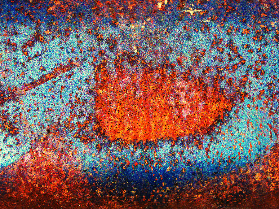 Abstract Photograph - Rust Zone by Laurie Tsemak