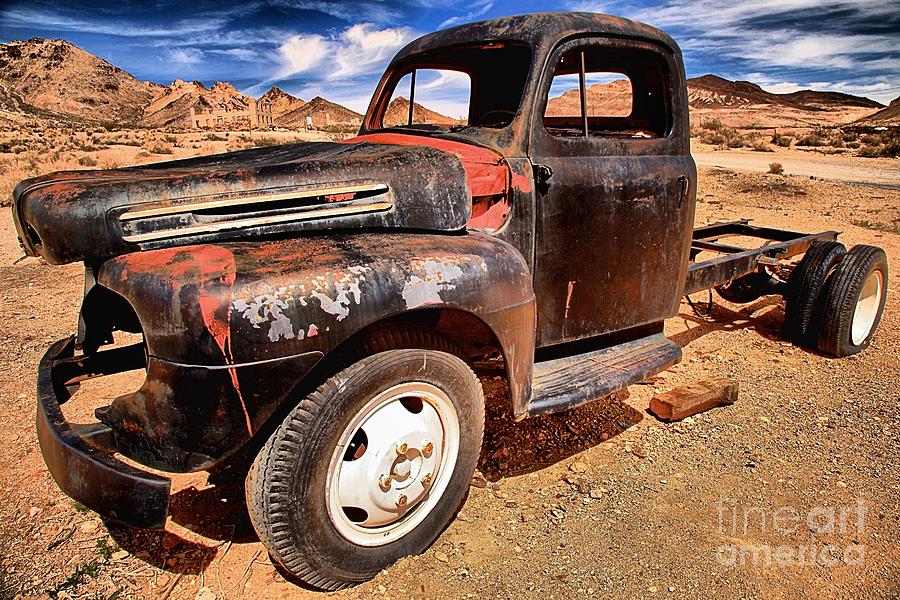 Rusted At Rhyolite Photograph by Adam Jewell