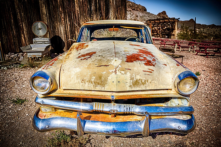Rusted Classics - Lop Sided Smile Photograph by Mark Rogers