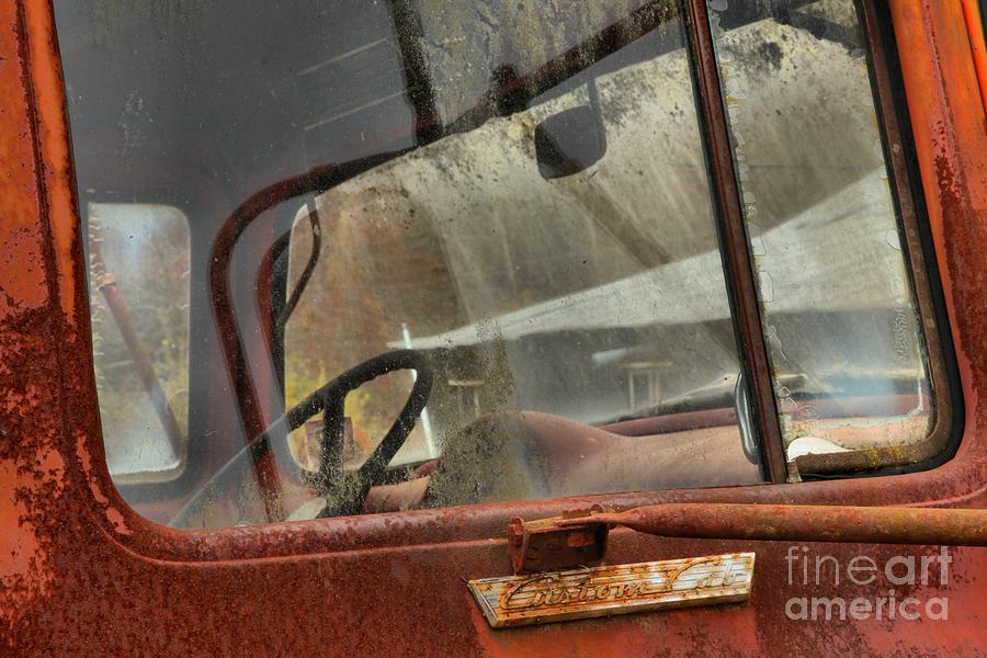 Rusted Ford F-600 Cab Window Photograph by Adam Jewell