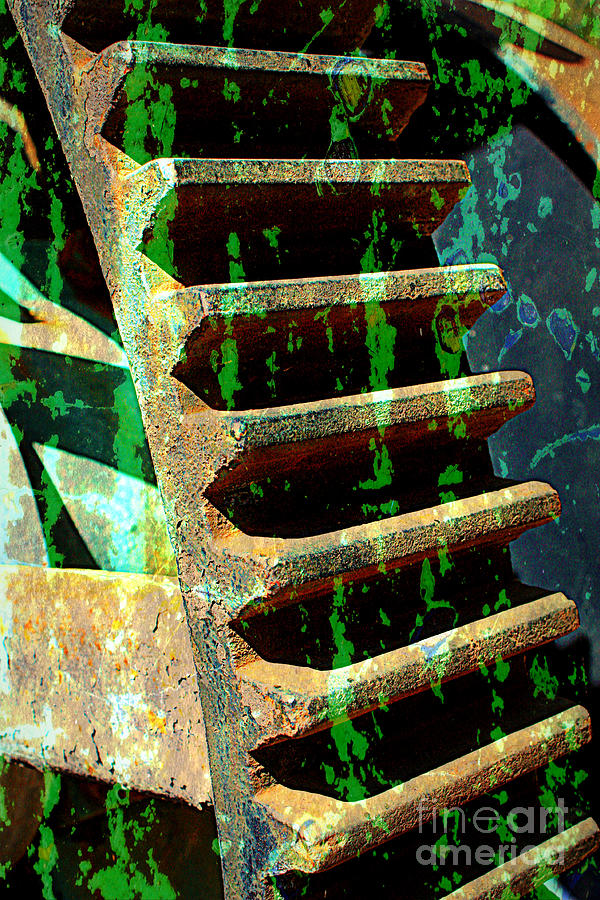 Rusted Gears Abstract Photograph by Carol Groenen