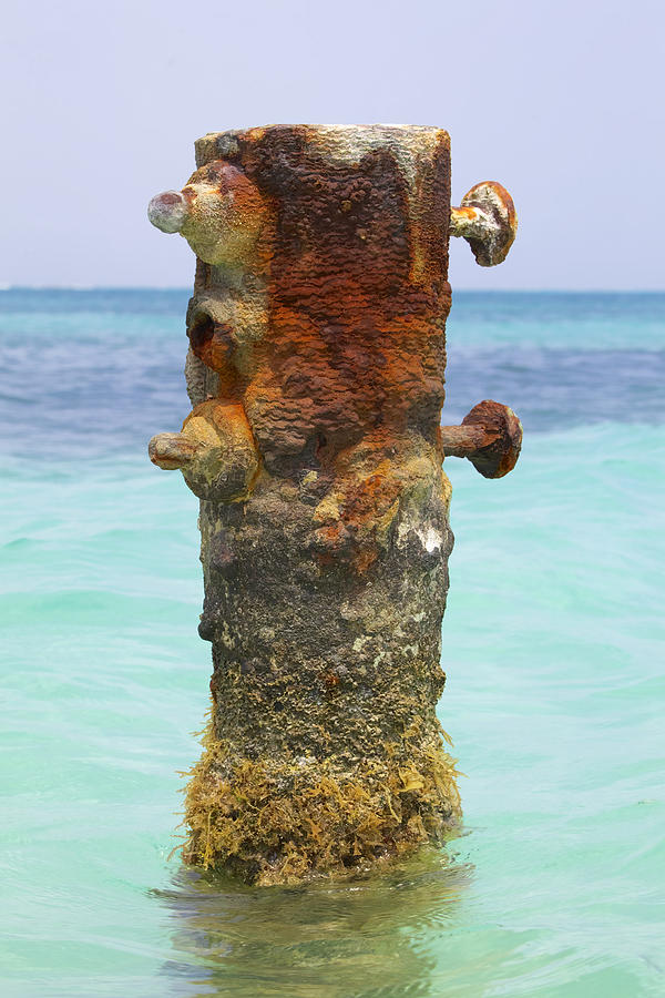 Rusted Iron Fishing Pier Photograph by David Letts