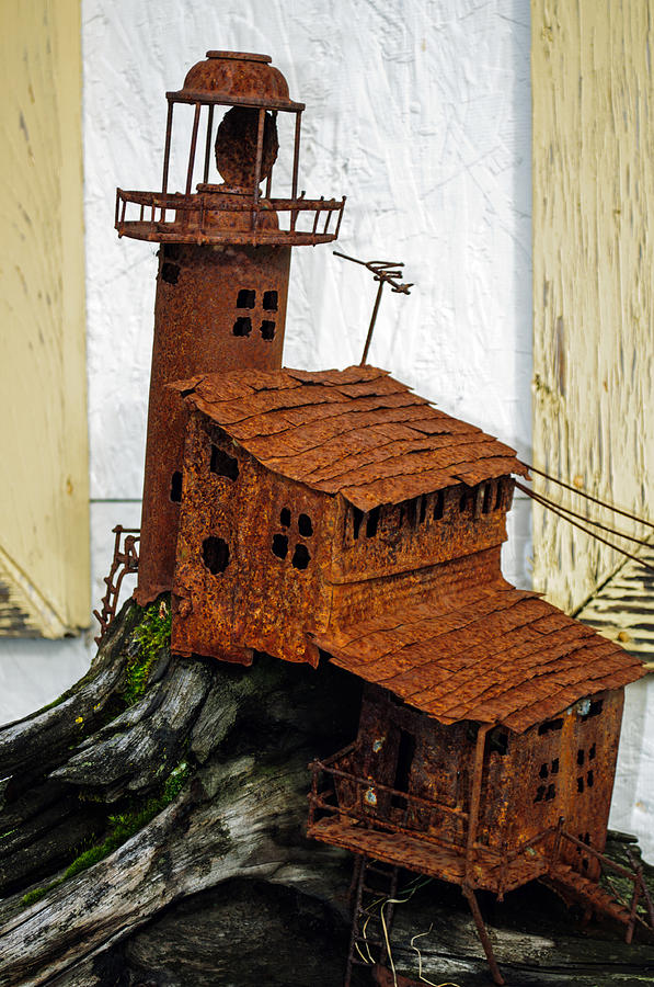 Rusted Lighthouse Photograph by Tikvahs Hope