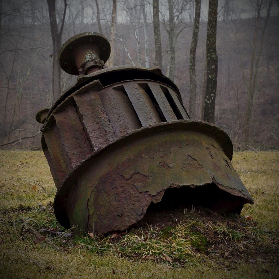 Rusted Old Turbine Photograph by Photographic Arts And Design Studio