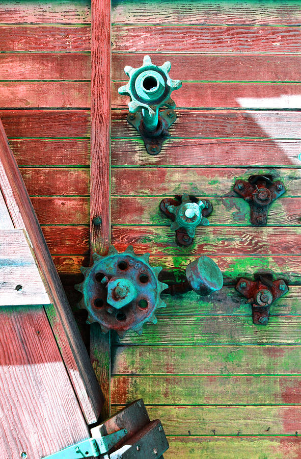 Rusted Valves Photograph by Holly Blunkall