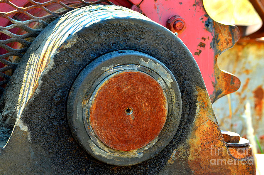 Rusted Wheel Photograph by Lauren Leigh Hunter Fine Art Photography