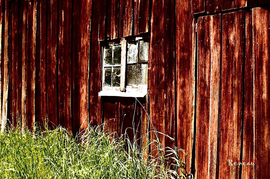 Rustic Barn Window Photograph by A L Sadie Reneau